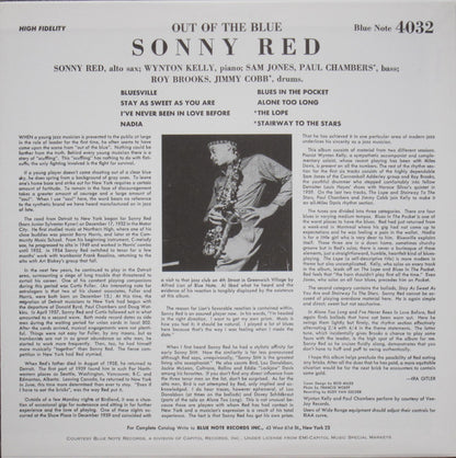 Sonny Red : Out Of The Blue (LP, Album, Mono, RE)