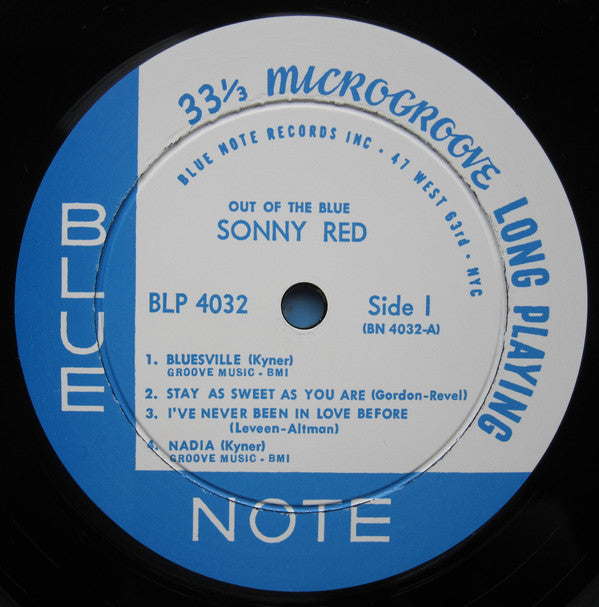 Sonny Red : Out Of The Blue (LP, Album, Mono, RE)