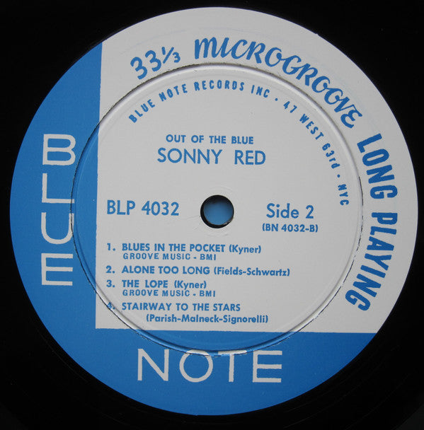 Sonny Red : Out Of The Blue (LP, Album, Mono, RE)