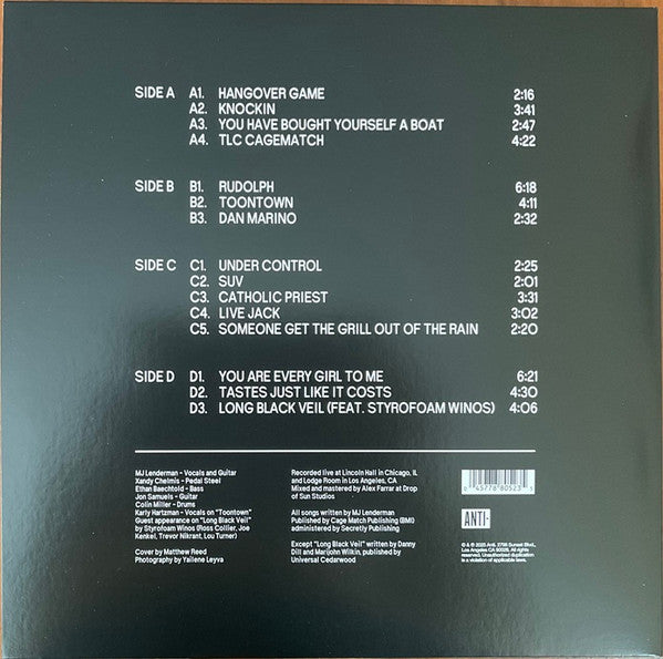 MJ Lenderman And The Wind : Live And Loose​!​ (2xLP, Album, RSD, RE, Cle)