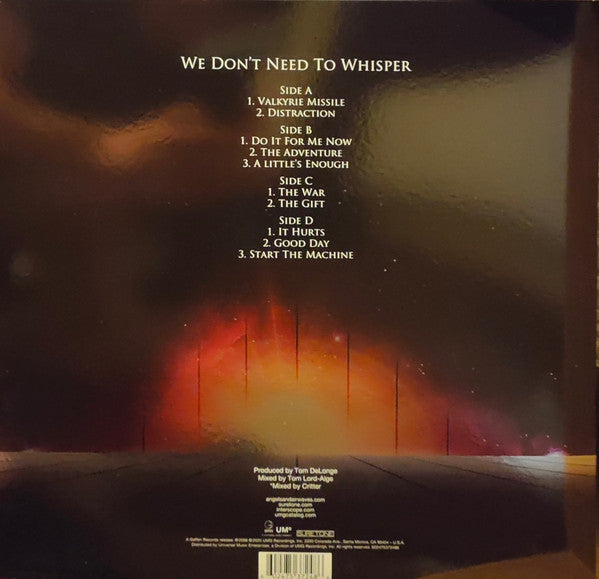 Angels & Airwaves : We Don't Need To Whisper (2x12", Album, Ltd, RE, RM, Pur)