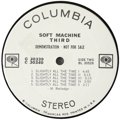 Soft Machine : Third (2xLP, Album, Promo)
