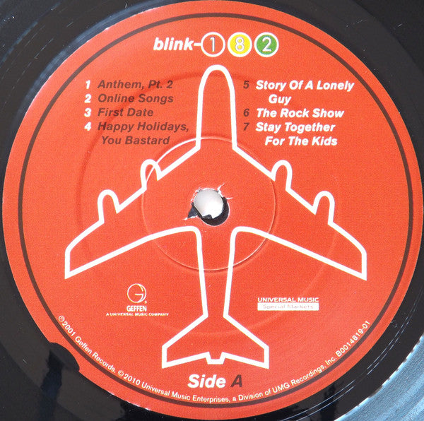 Blink-182 : Take Off Your Pants And Jacket (LP, Album, Ltd, RE, RP, 180)