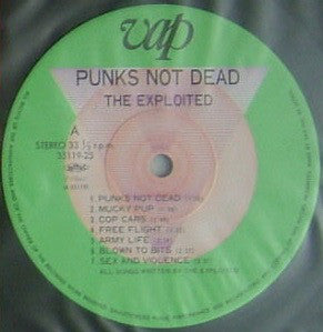 The Exploited : Punks Not Dead (LP, Album, RE)