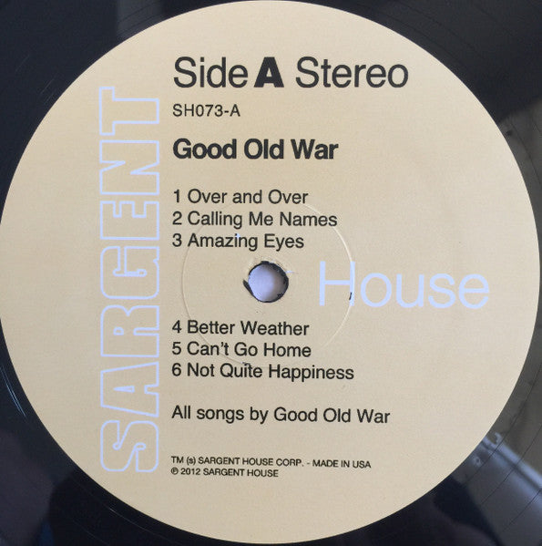 Good Old War : Come Back As Rain (LP, Album)