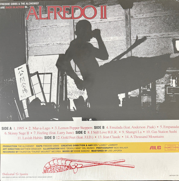 Freddie Gibbs & Alchemist : Alfredo 2 (2xLP, Album, Ltd, Oxb)