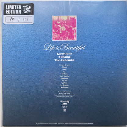 Larry June, 2 Chainz & The Alchemist* : Life Is Beautiful (LP, Album, Ltd, Yel)