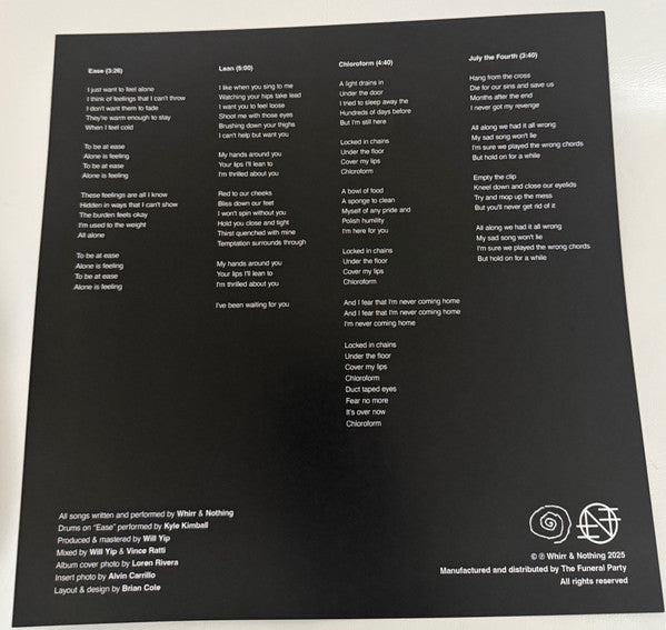 Whirr & Nothing (12) : Whirr & Nothing (12", EP, Ltd, Num, RE, RM)