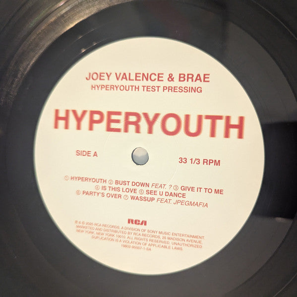 Joey Valence & Brae : Hyperyouth (LP, Album, Ltd)