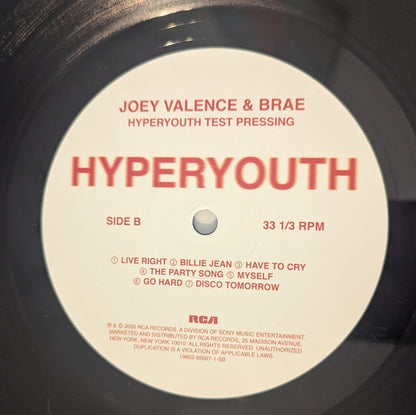 Joey Valence & Brae : Hyperyouth (LP, Album, Ltd)