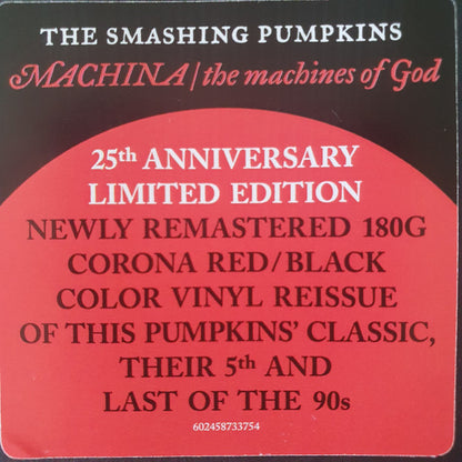 The Smashing Pumpkins : Machina / The Machines Of God (2xLP, Album, Ltd, RE, RM, Cor)