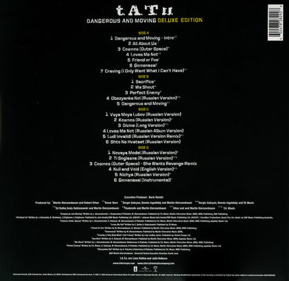 t.A.T.u. : Dangerous And Moving (2xLP, Album, Dlx, RE, RM, Yel)