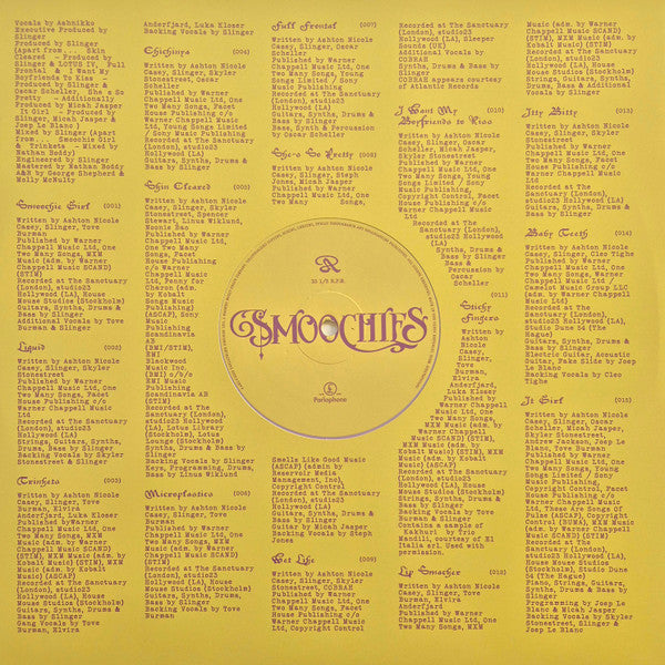 Ashnikko : Smoochies (LP, Album, Ltd, Num, Yel)