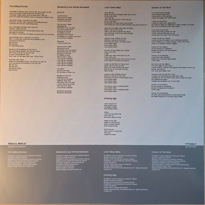 Cameron Winter : Heavy Metal (LP, Album, Ltd, Cle + 7")