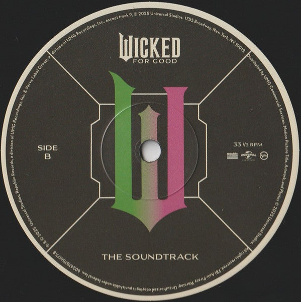 Stephen Schwartz : Wicked: For Good (The Soundtrack) (2xLP, Album)