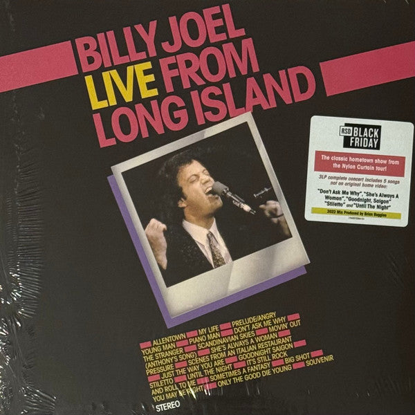 Billy Joel : Live From Long Island (3xLP, RSD, Ltd, RE)