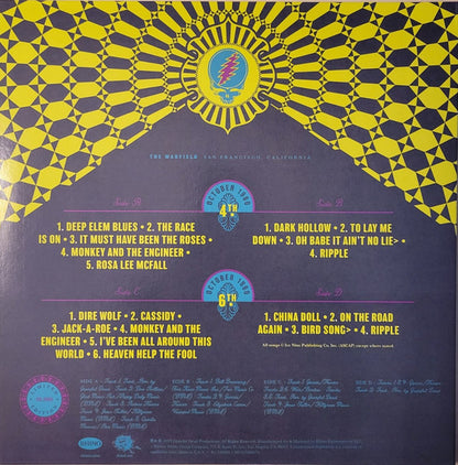 Grateful Dead* : The Warfield - San Francisco, CA Oct 4&6 1980 (2xLP, RSD, Ltd, 180)