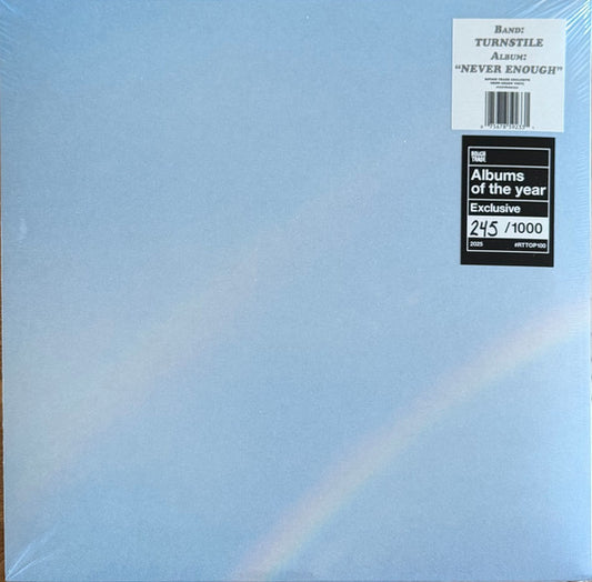 Turnstile (2) : Never Enough (LP, Album, Ltd, Num, RE, Gre)