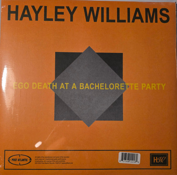 Hayley Williams : Ego Death At A Bachelorette Party (2xLP, Club, Ltd, Glu)