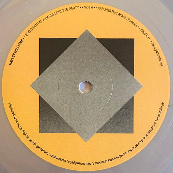 Hayley Williams : Ego Death At A Bachelorette Party (2xLP, Club, Ltd, Glu)