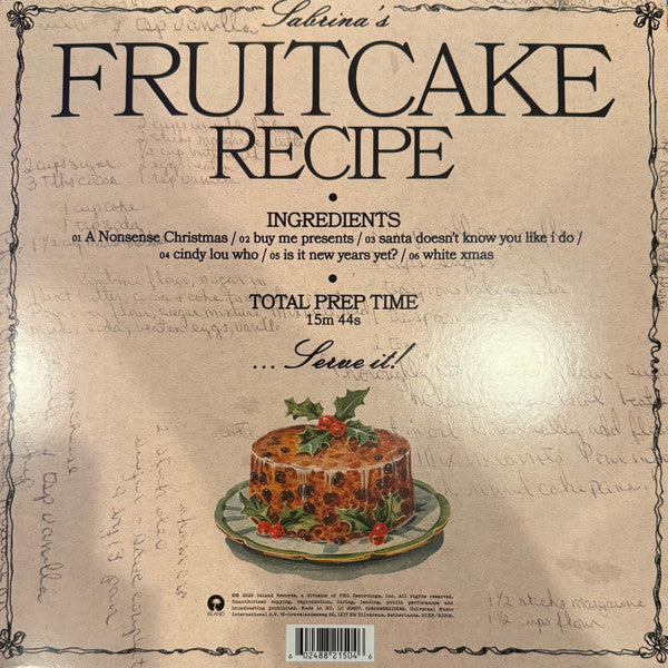 Sabrina Carpenter : Fruitcake (LP, EP, RE, Liq)