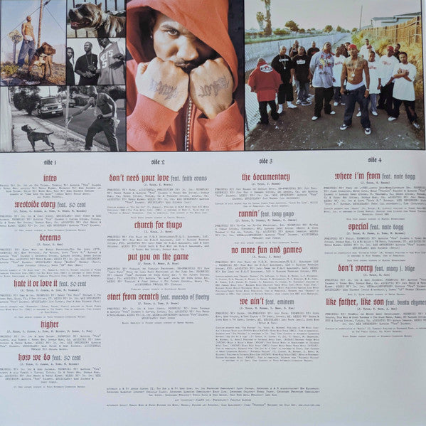 The Game (2) : The Documentary (2xLP, Album, Ltd, RE, Red)
