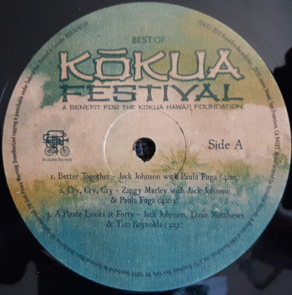 Jack Johnson & Friends* : Best Of Kokua Festival (2xLP, Comp)