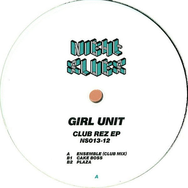 Girl Unit : Club Rez EP (2x12", EP, Whi)