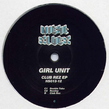 Girl Unit : Club Rez EP (2x12", EP, Whi)