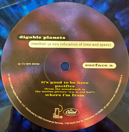 Digable Planets : Reachin' (A New Refutation Of Time And Space) (2xLP, Album, Ltd, RE, Blu)