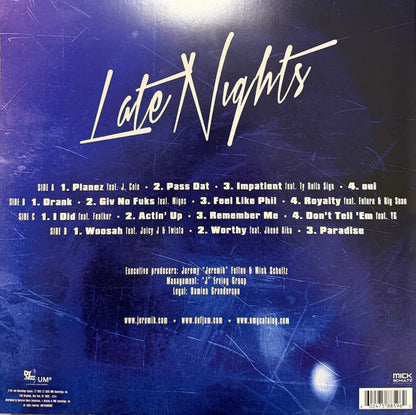 Jeremih : Late Nights: The Album (2xLP, Album, Ltd, RE, Win)