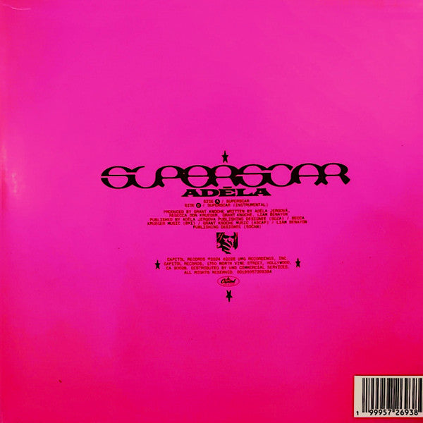 Adéla Jergová : Superscar (7", Single)