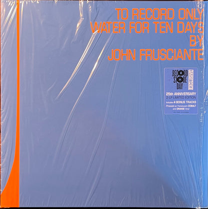John Frusciante : To Record Only Water For Ten Days (LP, Cob + LP, Ora + Album, RSD, Dlx, Ltd, RE)