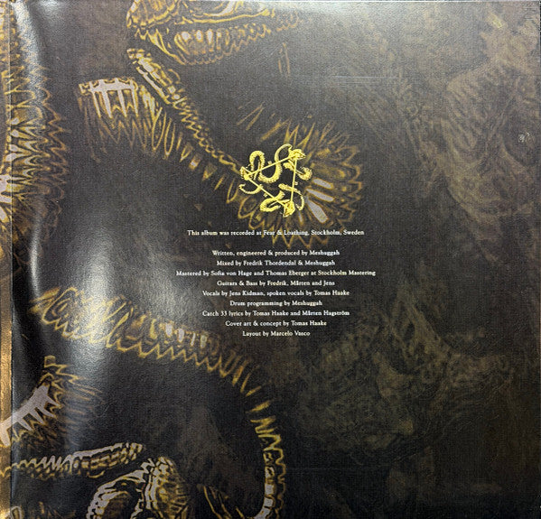 Meshuggah : Catch Thirtythree (LP, Amb + LP, S/Sided, Etch, Amb + Album, RSD, Ltd)