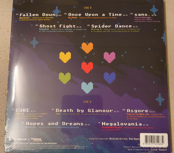 Various : Undertale (10-Year Anniversary Remixes) (LP, Album, RSD, Ltd, Blu)