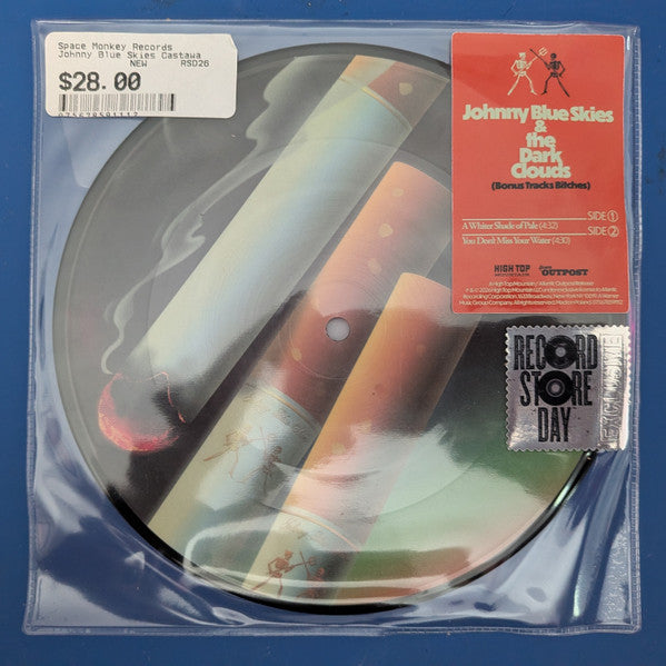 Johnny Blue Skies & The Dark Clouds (2) : Castaways (7", RSD, Single, Ltd, Pic)