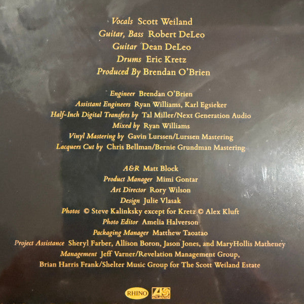 Stone Temple Pilots : Live At Rolling Rock 2001 (2xLP, Album, RSD, Ltd, Yel)