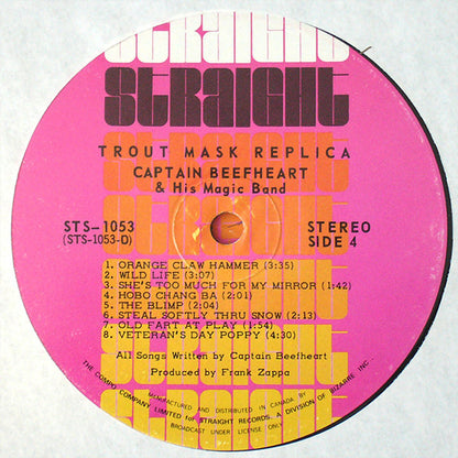 Captain Beefheart & The Magic Band : Trout Mask Replica (2xLP, Album, Gat)
