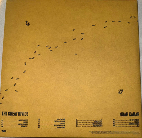 Noah Kahan : The Great Divide (2xLP, Album, Ltd, Cig)