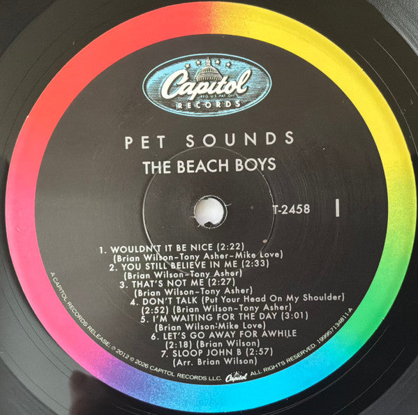 The Beach Boys : Pet Sounds (LP, Album, Mono, RE, RM, 180 + LP, Album, RE, RM, )