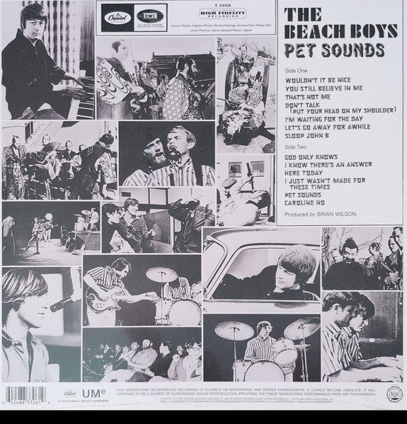 The Beach Boys : Pet Sounds (LP, Album, Mono, Ltd, RP, S/Edition, Zoe)