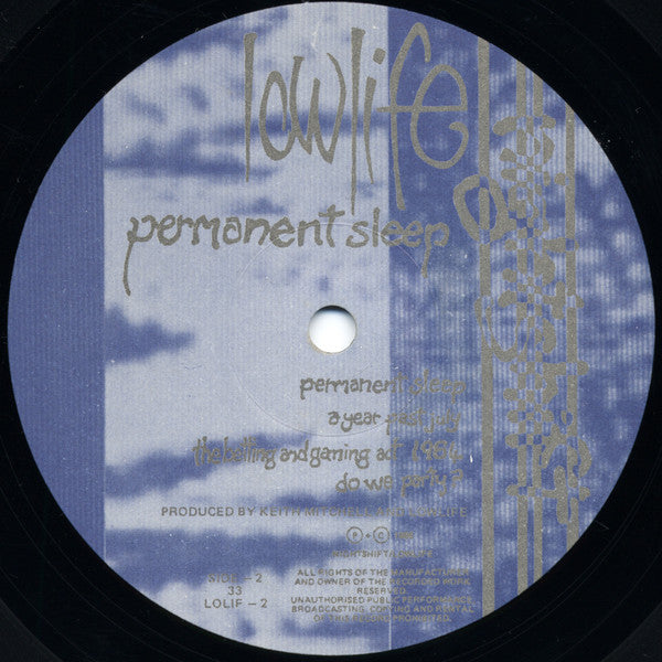 Lowlife (3) : Permanent Sleep (LP, Album)