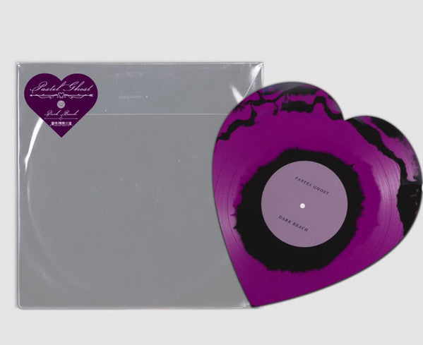 Pastel Ghost : Dark Beach (7", Shape, Single, Ltd, Hea)