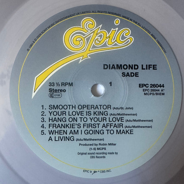 Sade : Diamond Life (LP, Album, Ltd, RE, Tra)