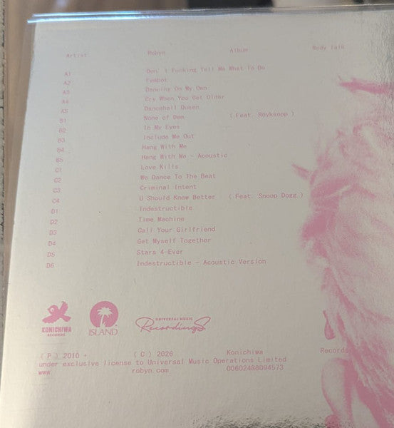 Robyn : Complete Body Talk (2xLP, Album, Comp, RE, Cok)