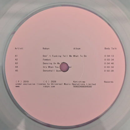 Robyn : Complete Body Talk (2xLP, Album, Comp, RE, Cok)