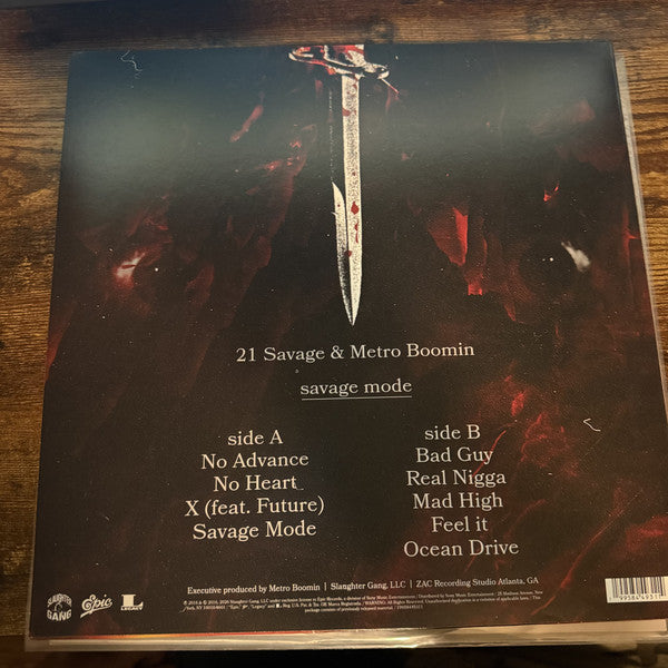 21 Savage & Metro Boomin : Savage Mode (LP, EP, RE, Sal)