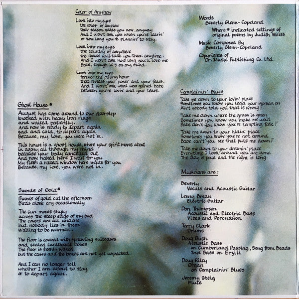 Beverly Glenn-Copeland : Beverly Glenn-Copeland (LP, Album, Gat)