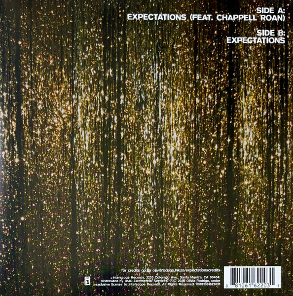 Olivia Rodrigo Feat. Chappell Roan : Expectations (7", Single, Tra)