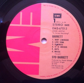 Syd Barrett : The Madcap Laughs / Barrett (2xLP, Comp, Gat)
